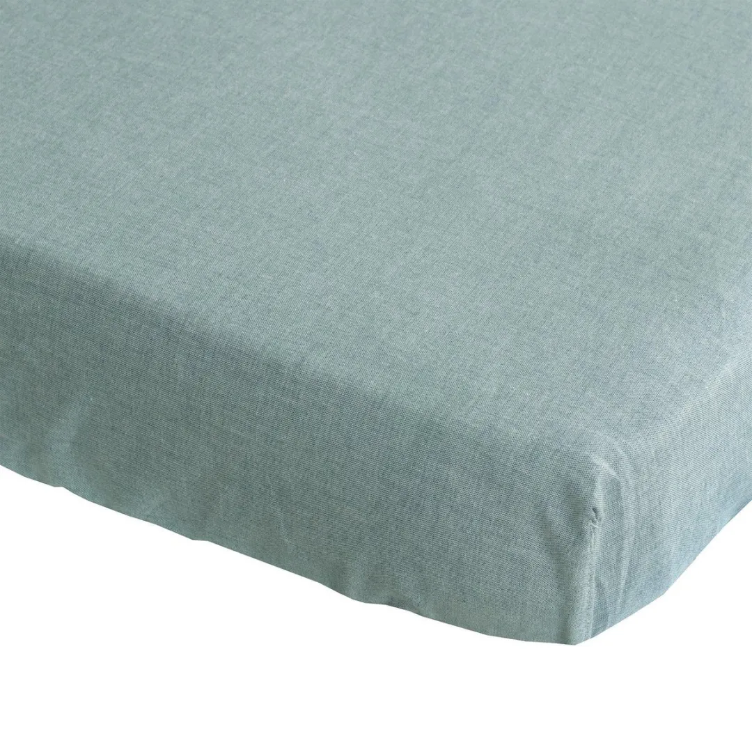 BINK Bedding Hoeslaken Bo Olijf 60x120cm