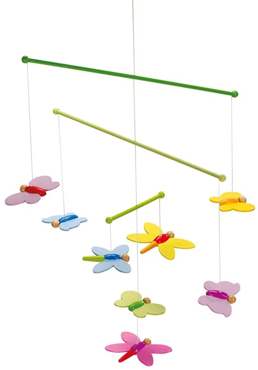 Goki Butterflies Mobile - Multicolor