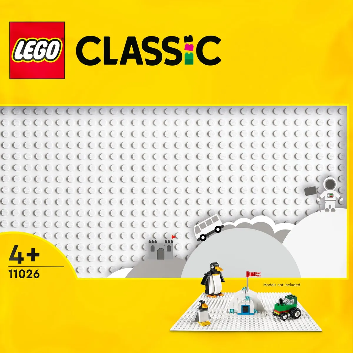 LEGO Classic Witte Bouwplaat 11026