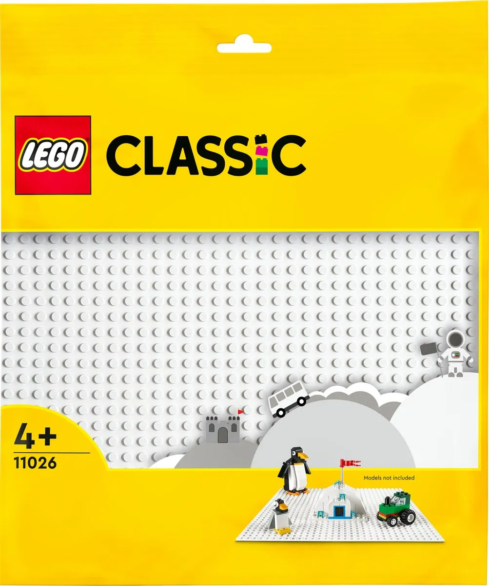 LEGO Classic Witte Bouwplaat 11026