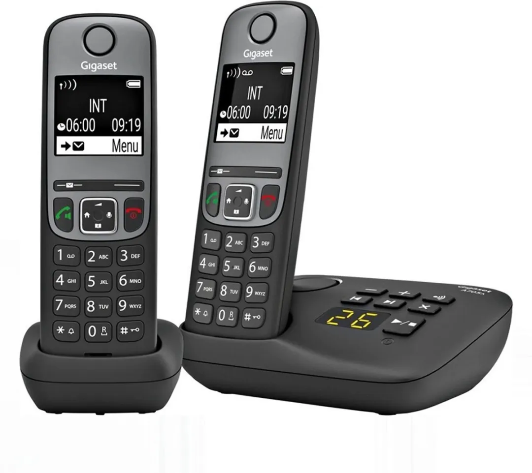 Gigaset A705A Duo Telefoon - 2 Stuks - Zwart