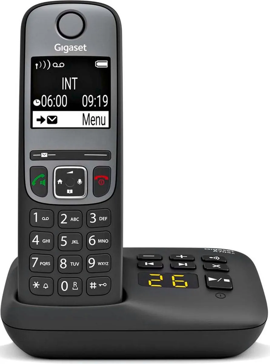 Gigaset A705A Duo Telefoon - 2 Stuks - Zwart