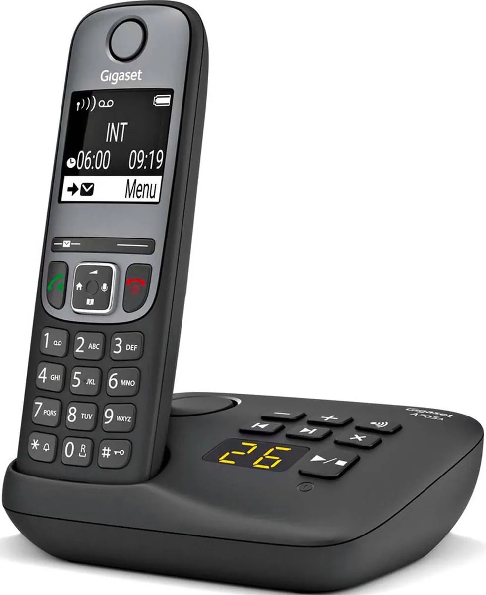 Gigaset A705A Duo Telefoon - 2 Stuks - Zwart
