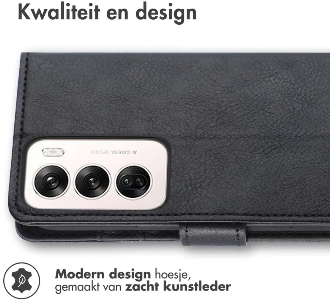 Imoshion Hoesje Oppo Reno 12 - 3 Pasjes - Zwart