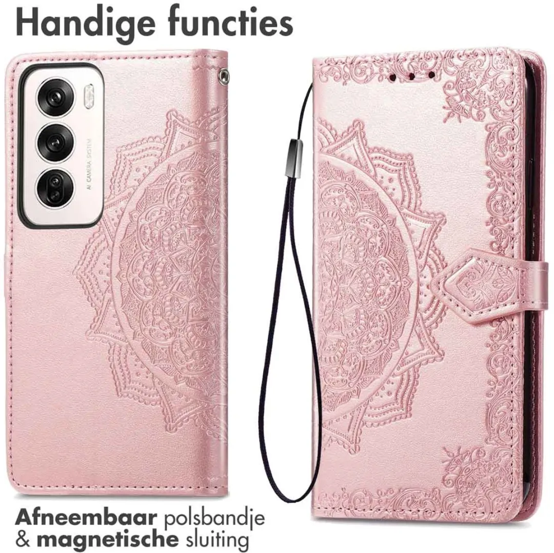 Imoshion Hoesje Oppo Reno 12 Pro - Roségoud - 3 Pasjes