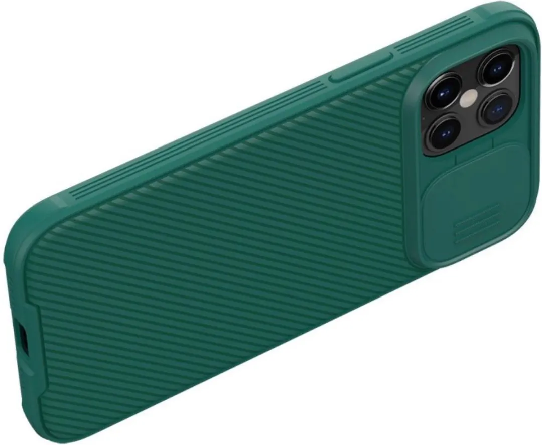 Nillkin CamShield Pro Armor Hoesje iPhone 12 Pro Max - Groen - NILCSPRO3