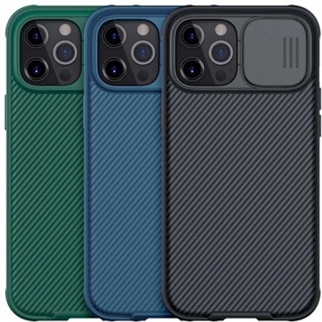 Nillkin CamShield Pro Armor Hoesje iPhone 12 Pro Max - Groen - NILCSPRO3