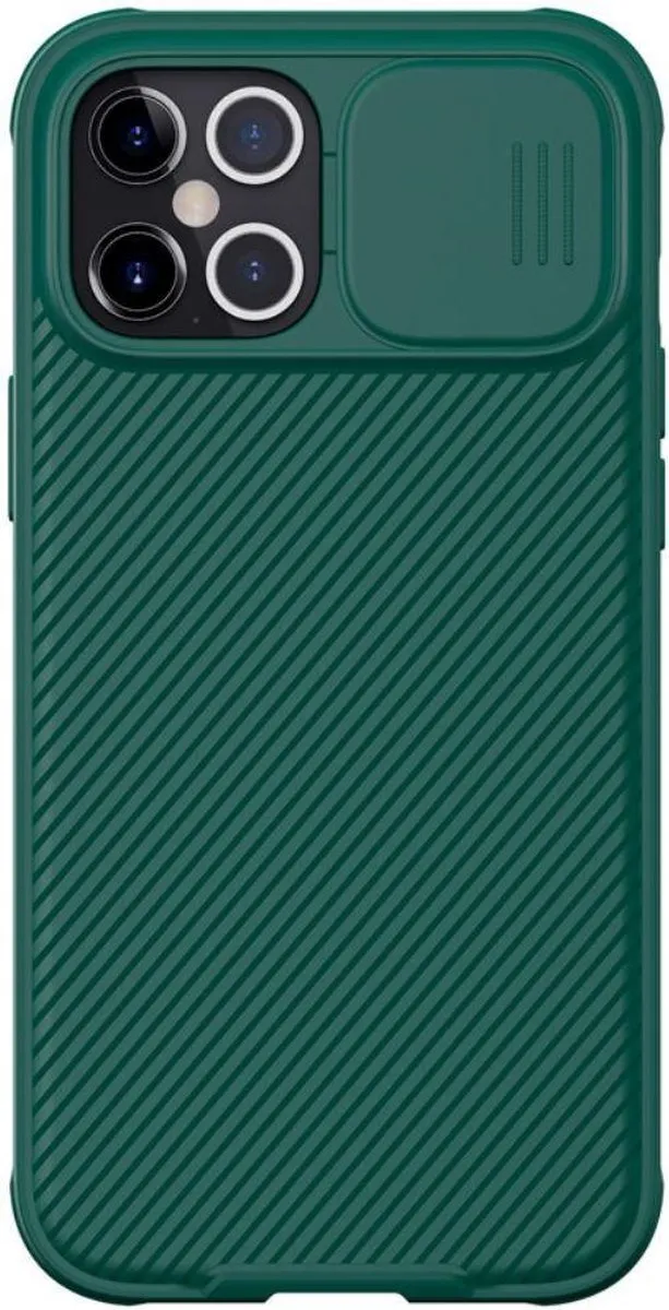 Nillkin CamShield Pro Armor Hoesje iPhone 12 Pro Max - Groen - NILCSPRO3