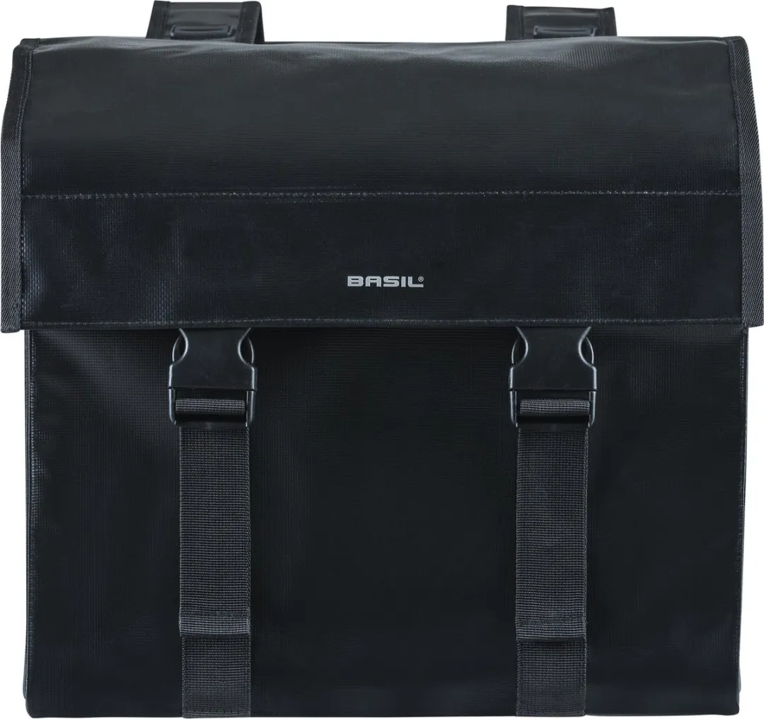 Basil Urban Load Dubbele Fietstas 48L - Zwart