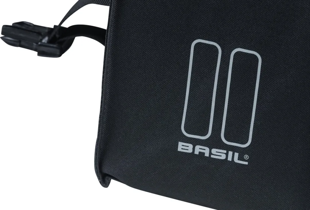 Basil Urban Load Dubbele Fietstas 48L - Zwart