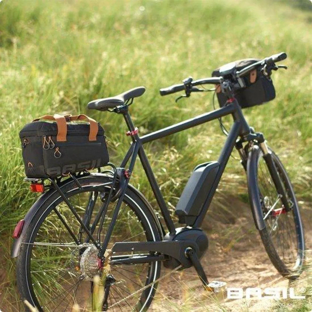 Basil Miles Stuurtas 6L - Donkergrijs - Incl. BasEasy Bevestiging
