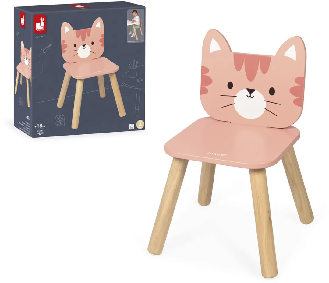 Janod Stoel Kat Roze