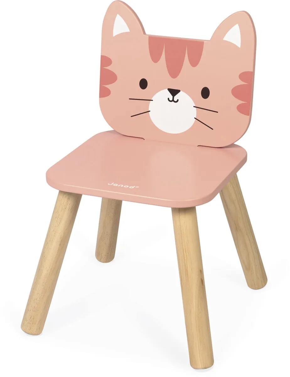 Janod Stoel Kat Roze