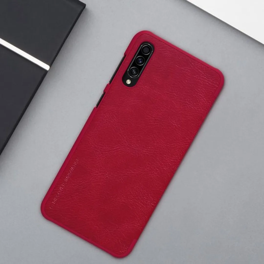 Nillkin Qin Book Case Samsung Galaxy A30S/A50S - Rood