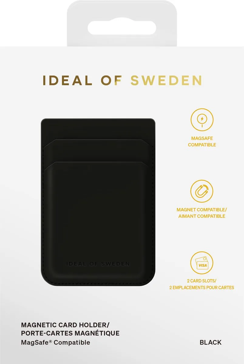 iDeal of Sweden MagSafe Magnetische Kaarthouder - Zwart