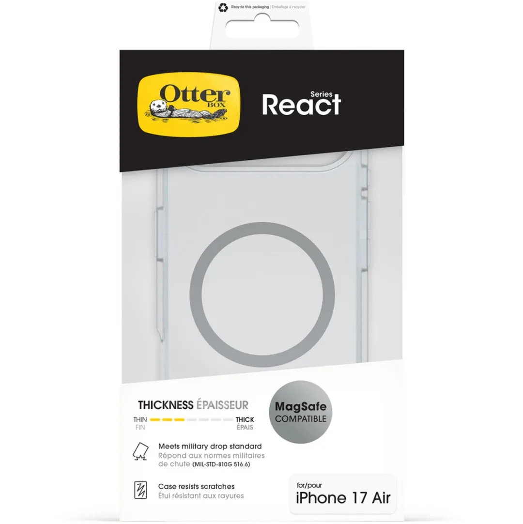OtterBox React MagSafe 77-99278 iPhone Hoes - Transparant
