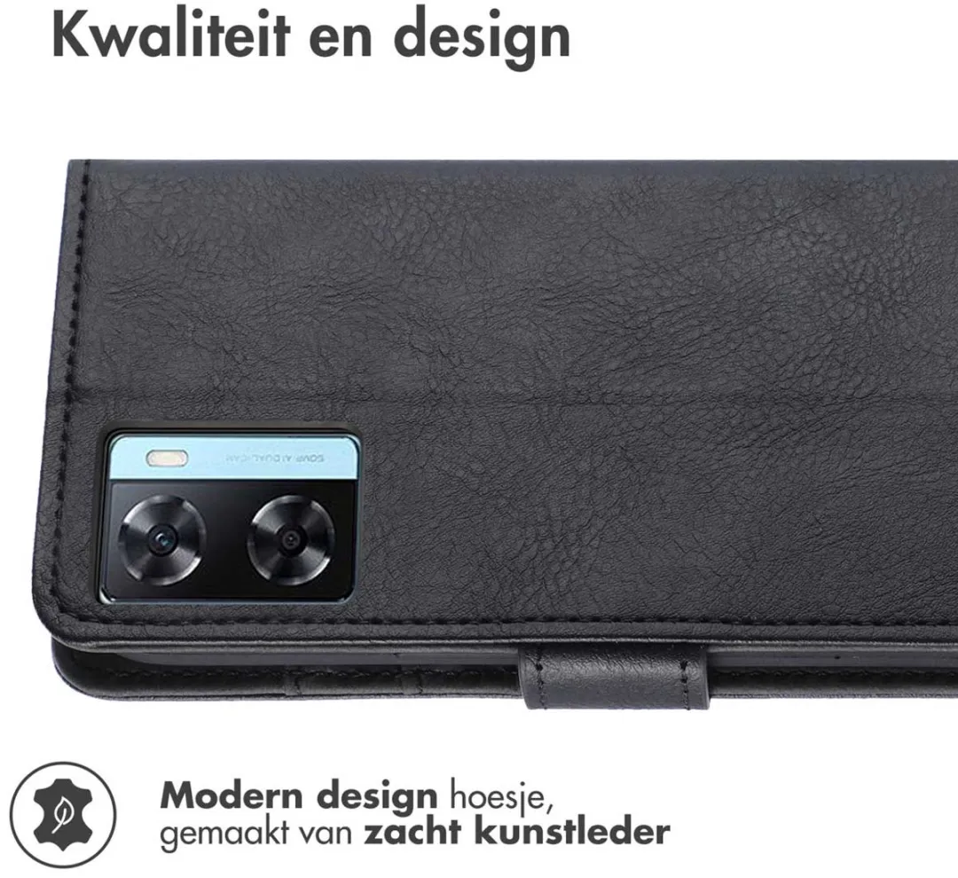 imoshion Hoesje Oppo A57/A57s - 3 Pasjes - Zwart