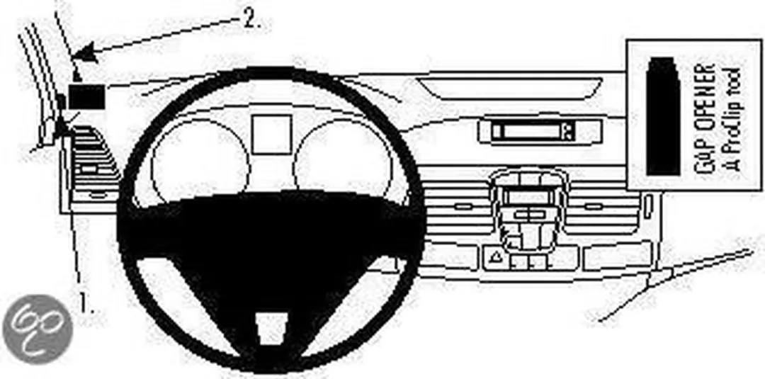 Brodit ProClip 804134 Renault Laguna Houder - Links