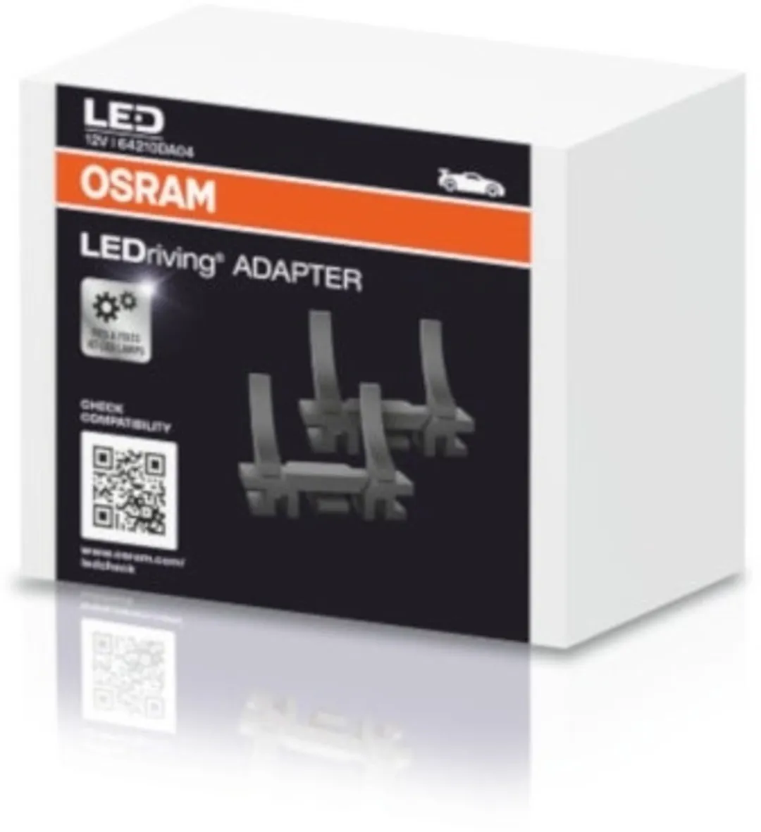 Osram LEDriving Adapterset 64210DA04 - 2 Stuks - Grijs