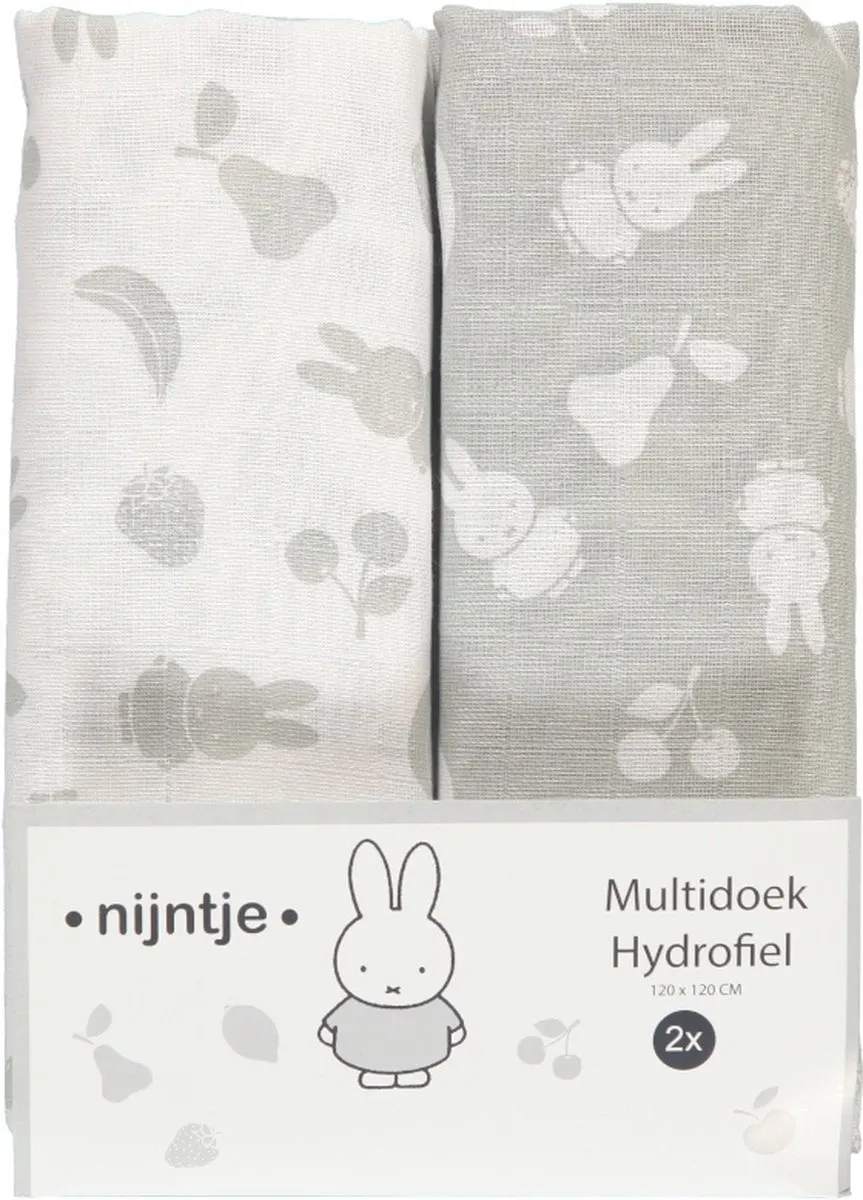 Nijntje Hydrofiel Swaddle 120x120cm