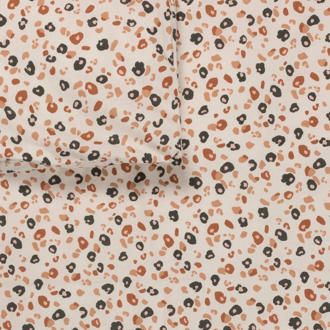 BINK Bedding Dekbedovertrek Leopard 80x60cm - Wieg - Luipaardprint