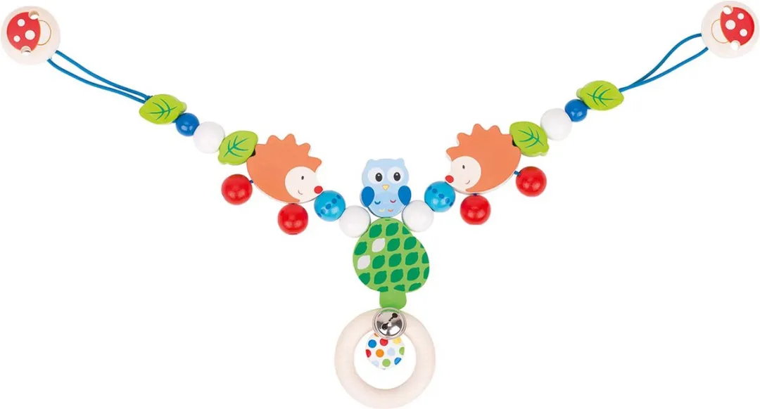 Goki Baby Kinderwagenspanner EGEL & UIL 40cm Multicolor