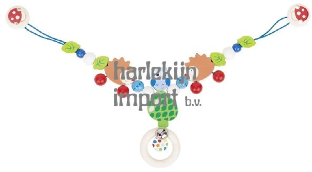 Goki Baby Kinderwagenspanner EGEL & UIL 40cm Multicolor