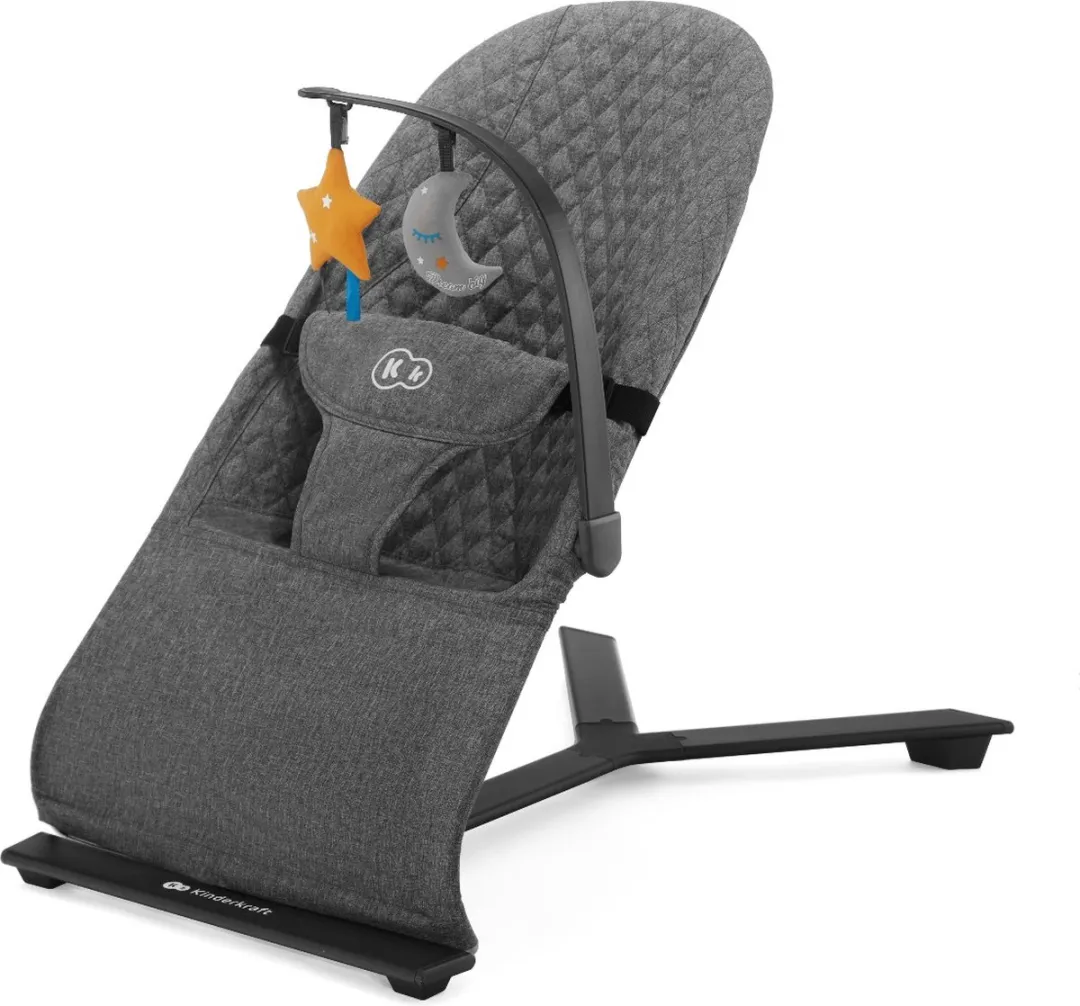 KinderKraft MIMI Babywip- en Ligstoel Grijs