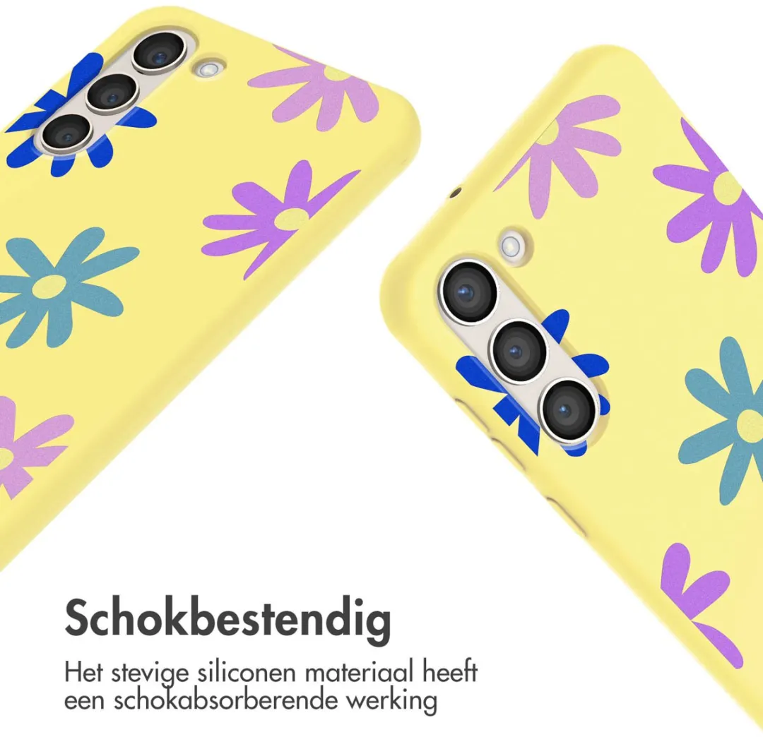 Imoshion Samsung Galaxy S23 Siliconen Hoesje - Yellow Flower Distance