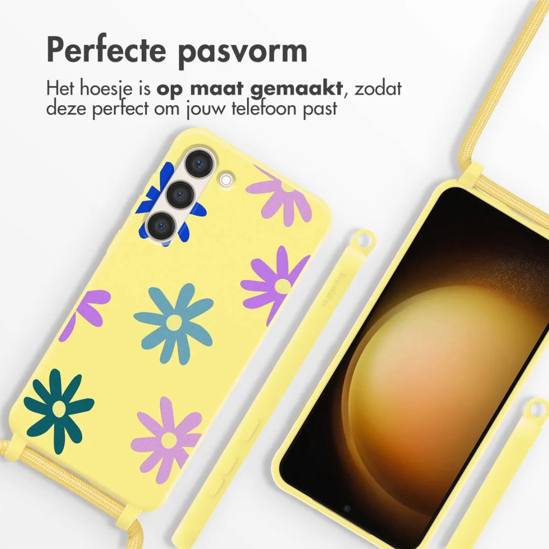 Imoshion Samsung Galaxy S23 Siliconen Hoesje - Yellow Flower Distance