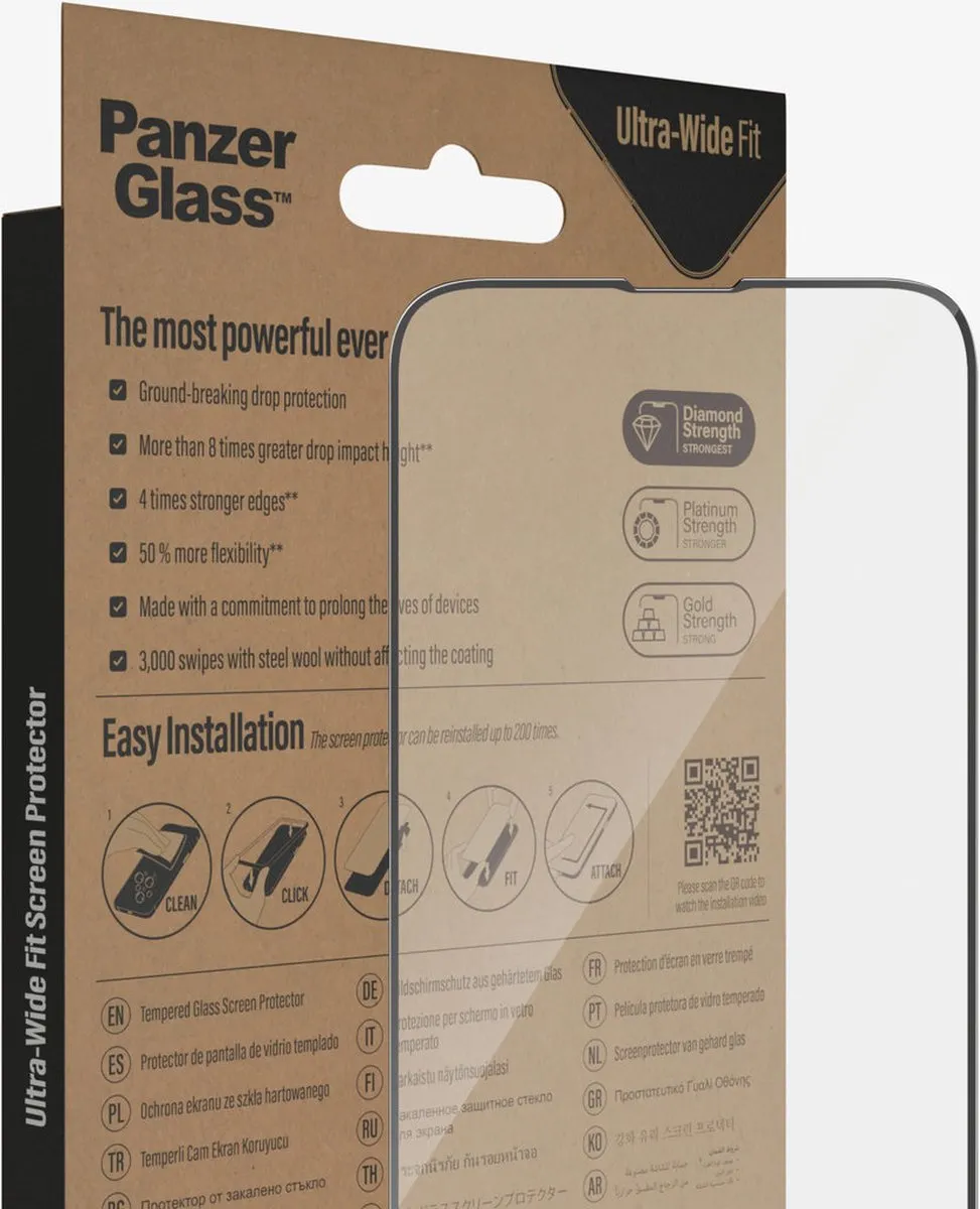 PanzerGlass PZ-2785 Screenprotector iPhone 14 Plus - Zwart