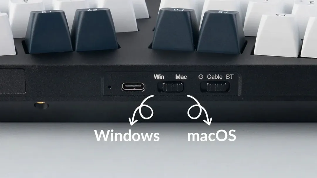 Keychron Q14 Max QMK/VIA toetsenbord Alice layout banana switch