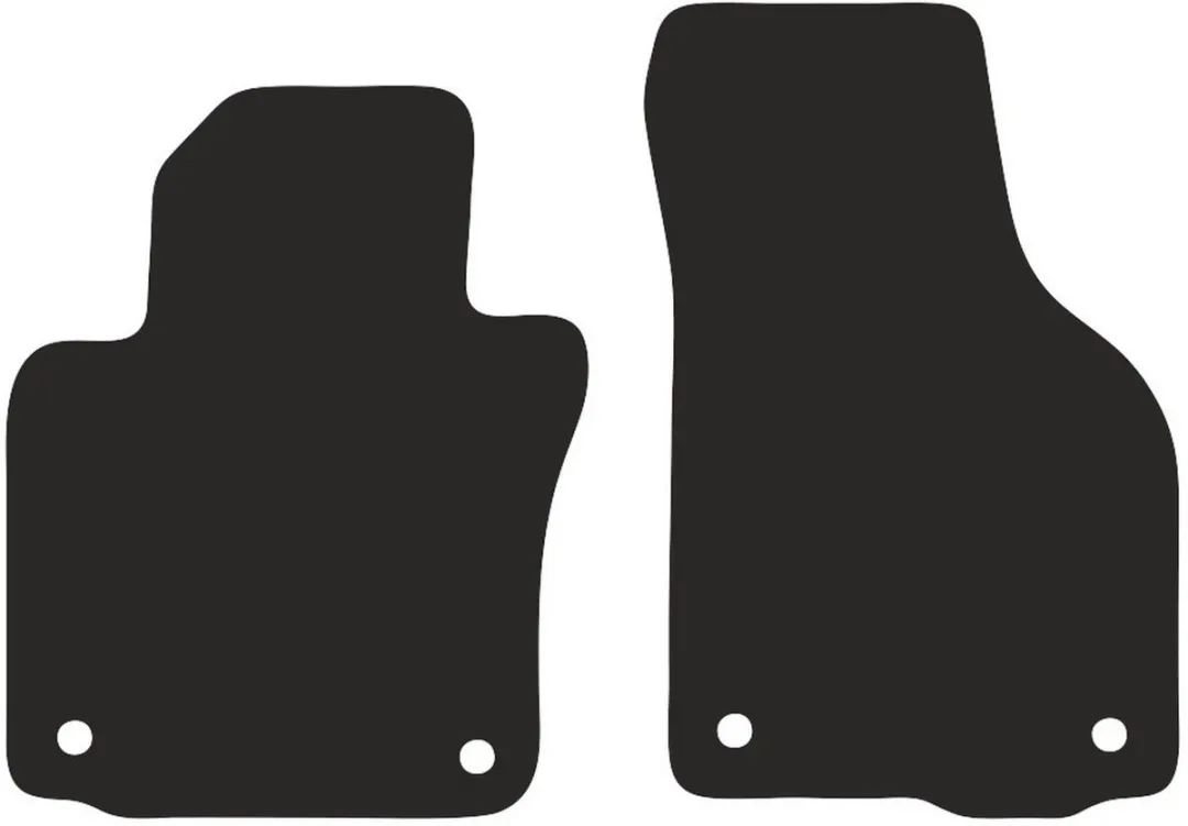 Volkswagen Jetta V Polyamide PREMIUM - 2 Stuks - Zwart
