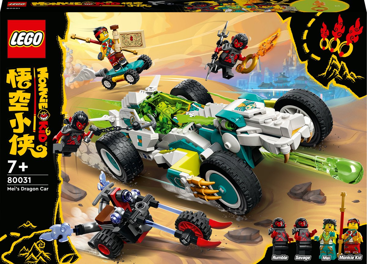 LEGO Monkie Kid™ Mei’s drakenwagen - 80031