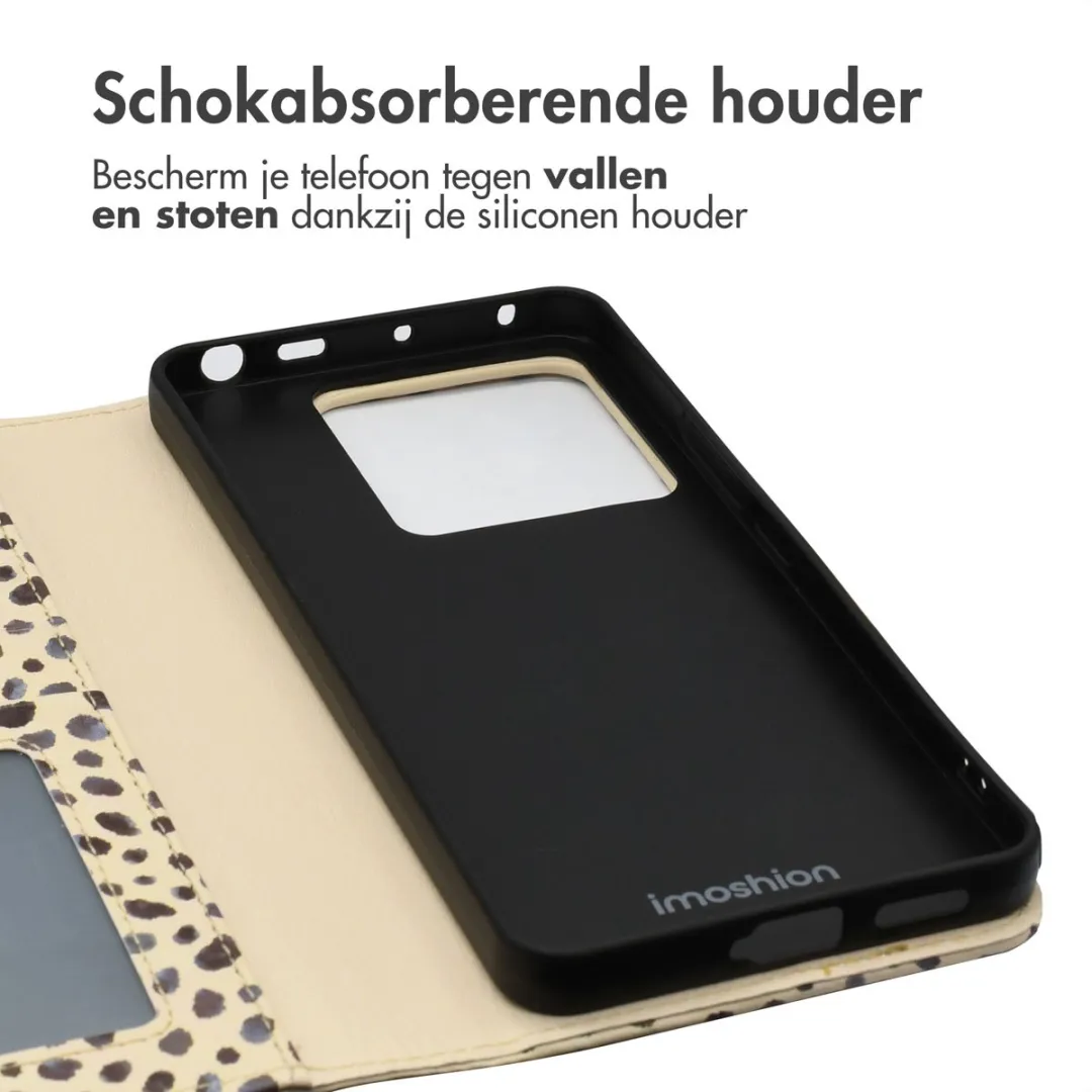 Imoshion Hoesje Xiaomi Redmi Note 13 Pro/Poco X6 - 3 Pasjes - Black And White Dots
