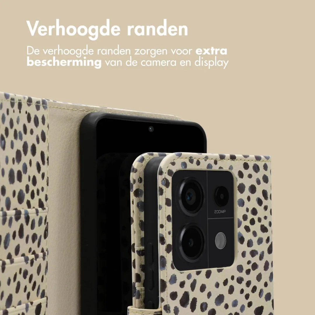 Imoshion Hoesje Xiaomi Redmi Note 13 Pro/Poco X6 - 3 Pasjes - Black And White Dots - afbeelding 6 van 6
