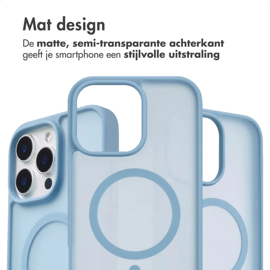 Imoshion Hoesje iPhone 16 Pro Max MagSafe Lichtblauw