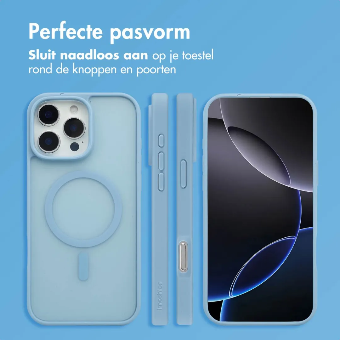 Imoshion Hoesje iPhone 16 Pro Max MagSafe Lichtblauw - afbeelding 6 van 6