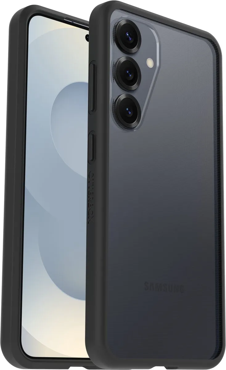 OtterBox React Series 77-97588 Hoes Samsung Galaxy S25 - Transparant/Zwart - afbeelding 4 van 4