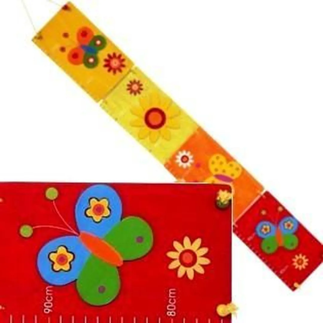 Simply For Kids Trä Present Meetlat Vlinder
