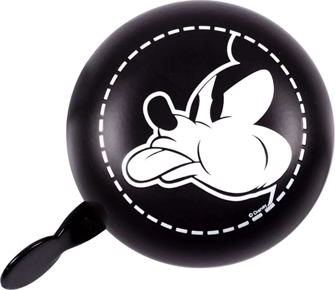 Disney Fietsbel Mickey Mouse 80mm - Zwart