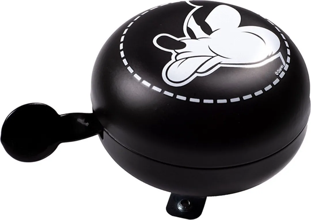 Disney Fietsbel Mickey Mouse 80mm - Zwart