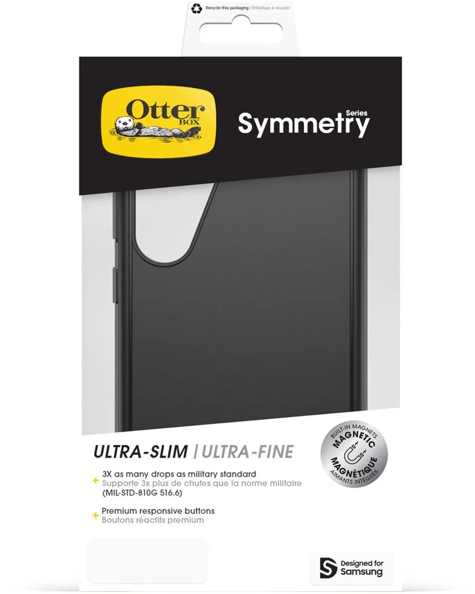 OtterBox Symmetry Magnets Case Samsung Galaxy S25 Plus - Zwart