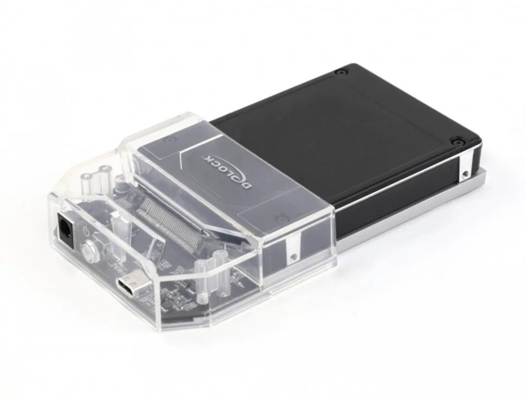 Delock 63368 USB Type-C Docking Station - U.2 SSD - Zwart