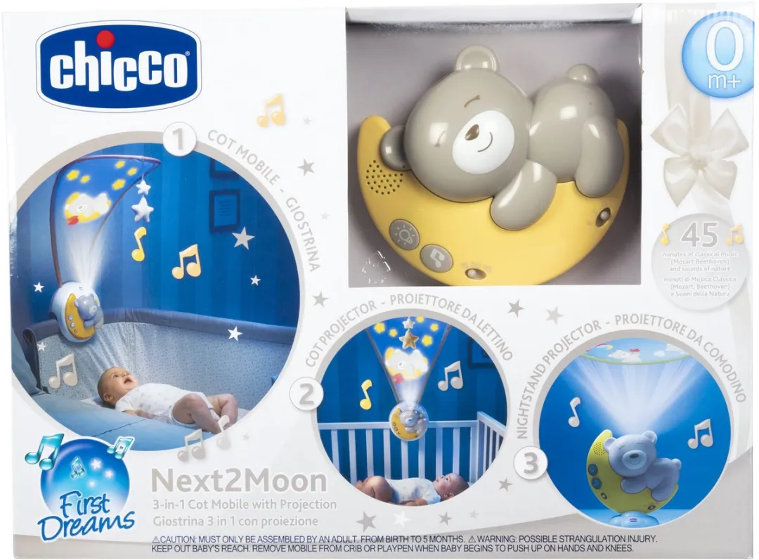 Chicco Next2Moon Muziekmobiel - Beige