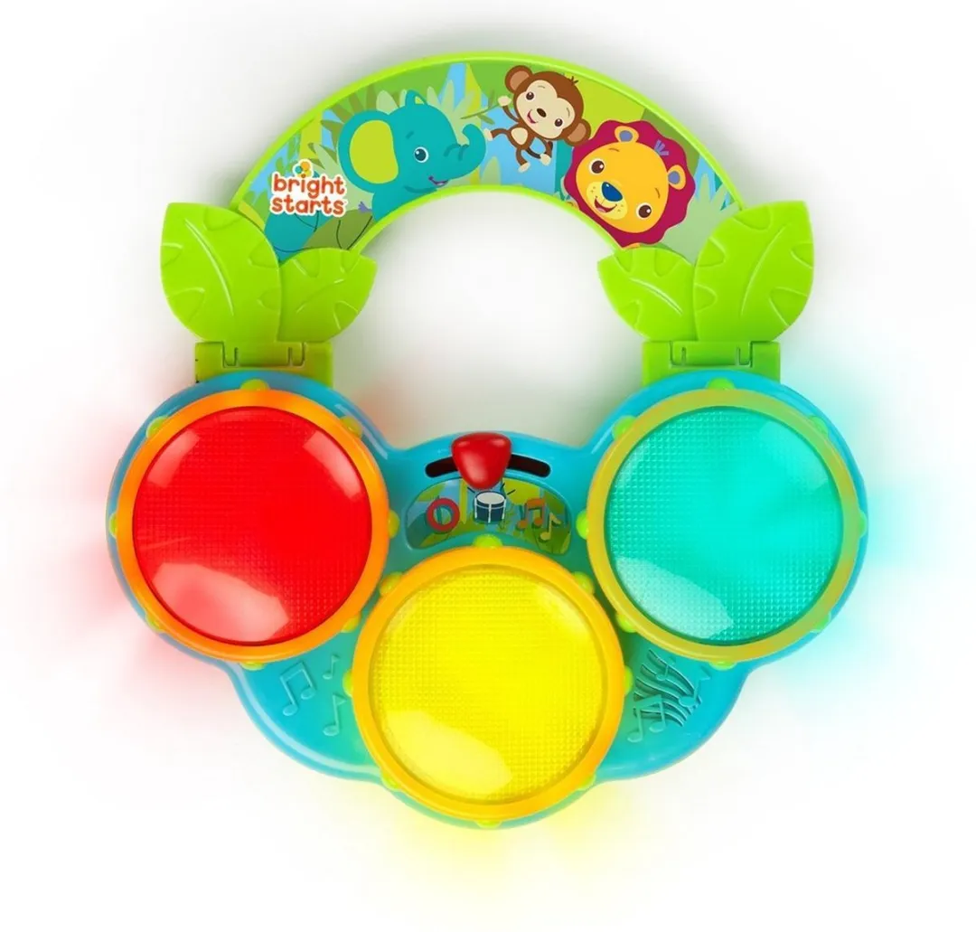 Bright Starts Baby Drums Safari Beats - Multicolor