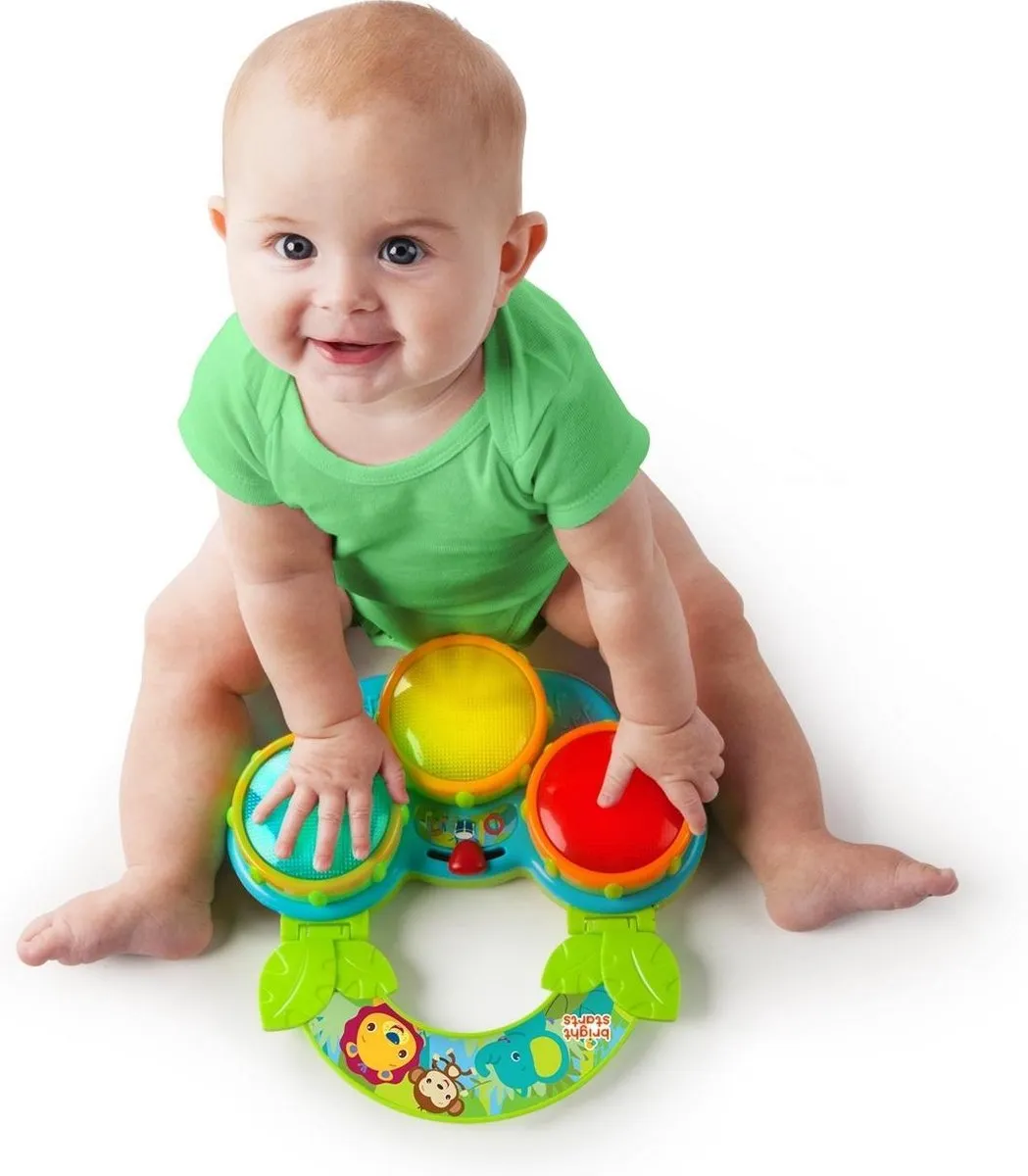 Bright Starts Baby Drums Safari Beats - Multicolor