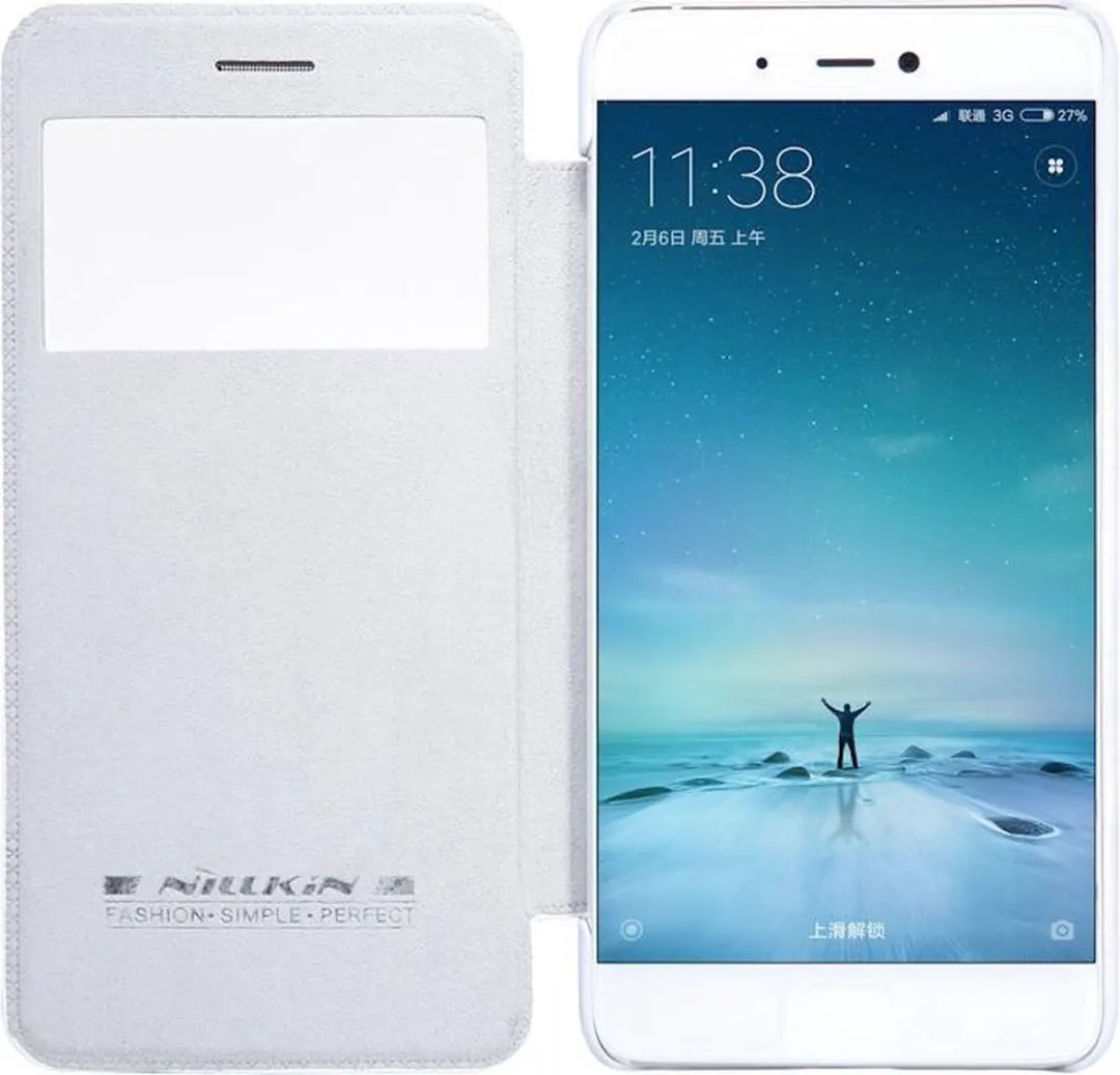 Nillkin Qin S-View Hoesje Book Case Xiaomi Mi 5s - Wit - afbeelding 3 van 6