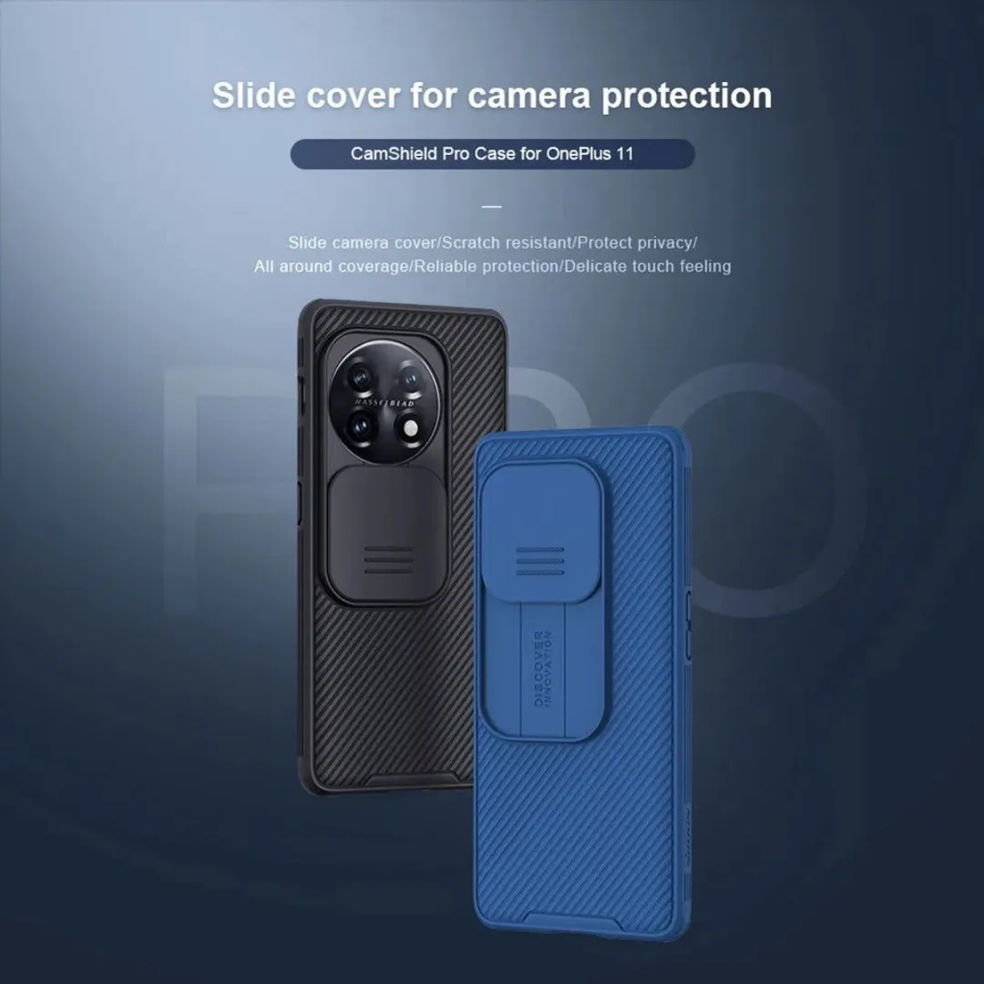Nillkin CamShield Hoesje OnePlus 11 - Camera Slider Zwart - afbeelding 6 van 6
