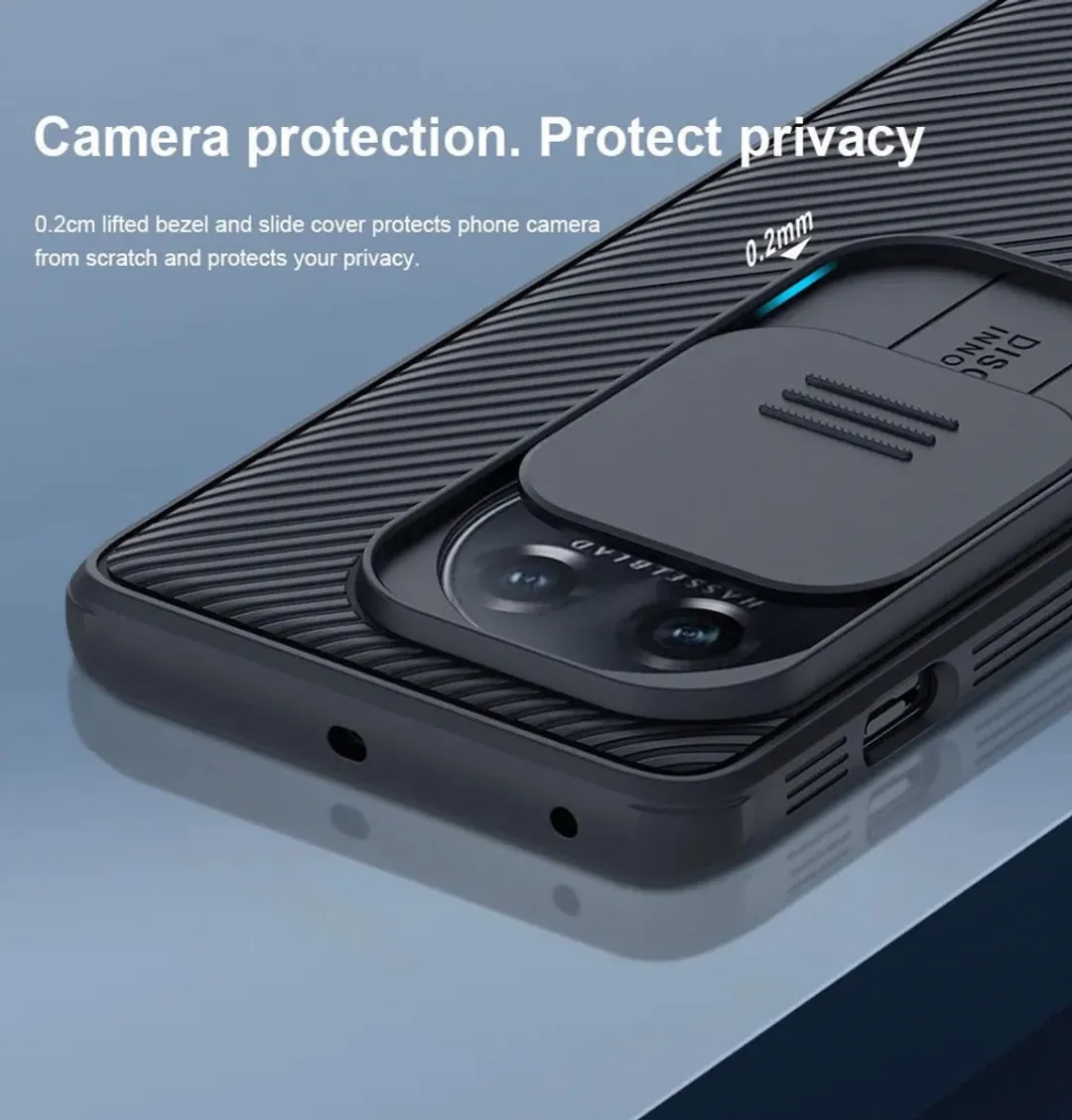 Nillkin CamShield Hoesje OnePlus 11 - Camera Slider Zwart